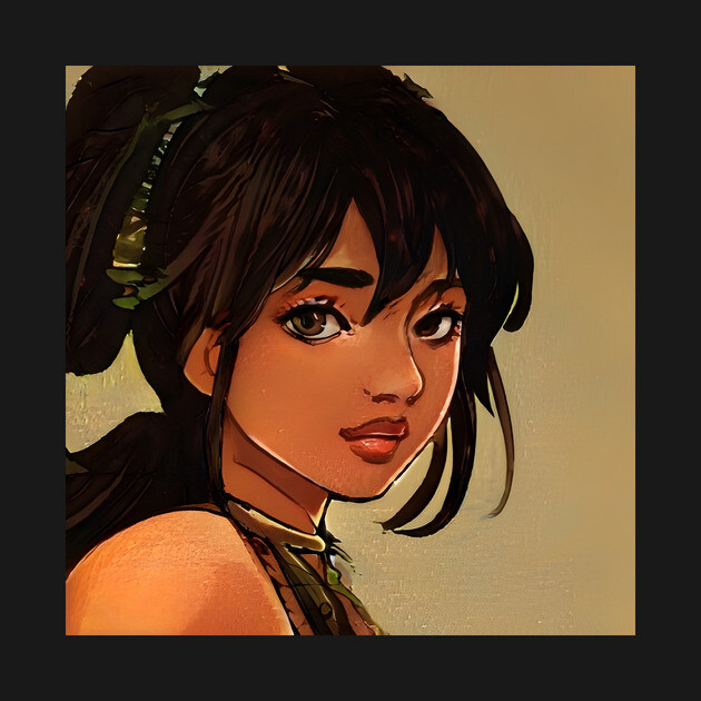 BLACK ANIME GIRl by animegirlnft