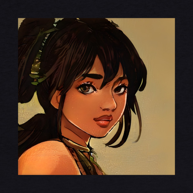 BLACK ANIME GIRl by animegirlnft