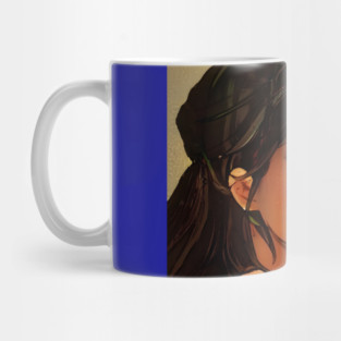 black anime girl Mug