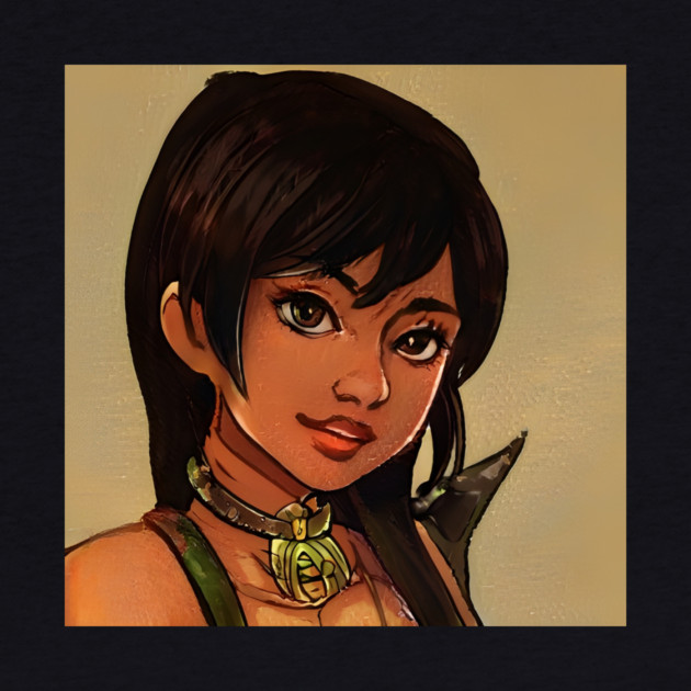 BLACK ANIME GIRL by animegirlnft