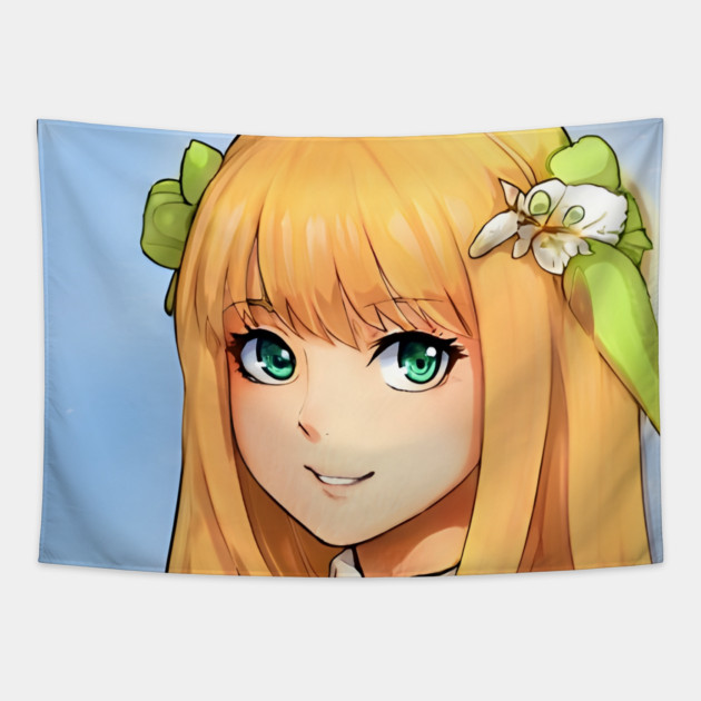 ANIME GIRL Tapestry by animegirlnft