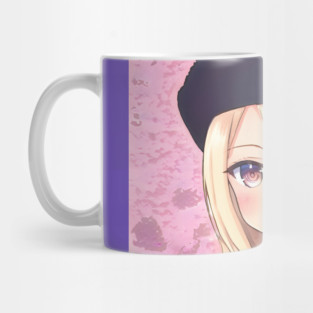 Brown Hair Anime Girl Mug