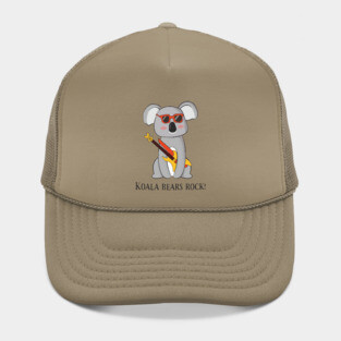 Koala Bears Rock, Funny Cute Koala Bear Love Hat