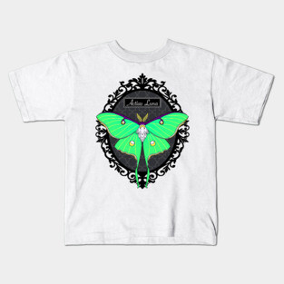 Luna Moth in a Frame Kids T-Shirt