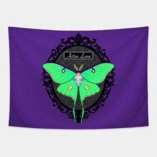 Luna Moth in a Frame Tapestry