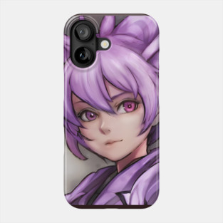 Purple Hair Anime Girl Phone Case