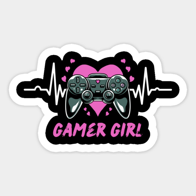 Gamer Girl Gaming Gift Sticker by The WYLD Tribe