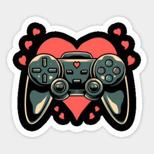 Gaming Gamer Heart Video Gamer Cute Gift Magnet