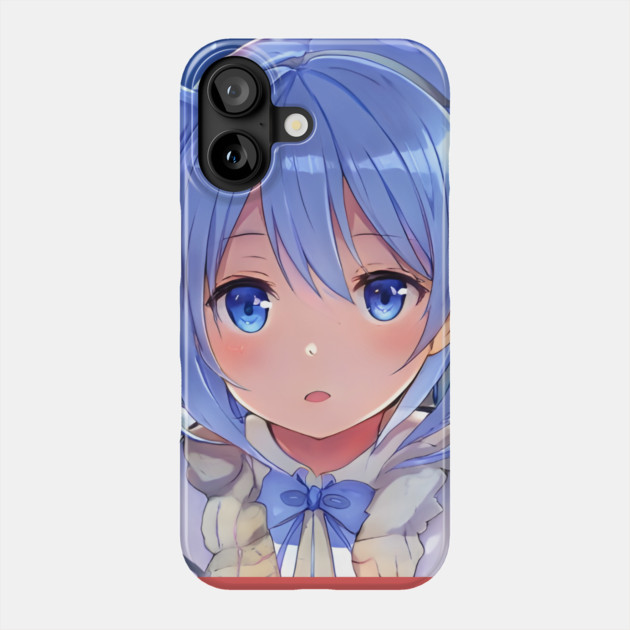 Blue eye  Anime Girl Phone Case by animegirlnft