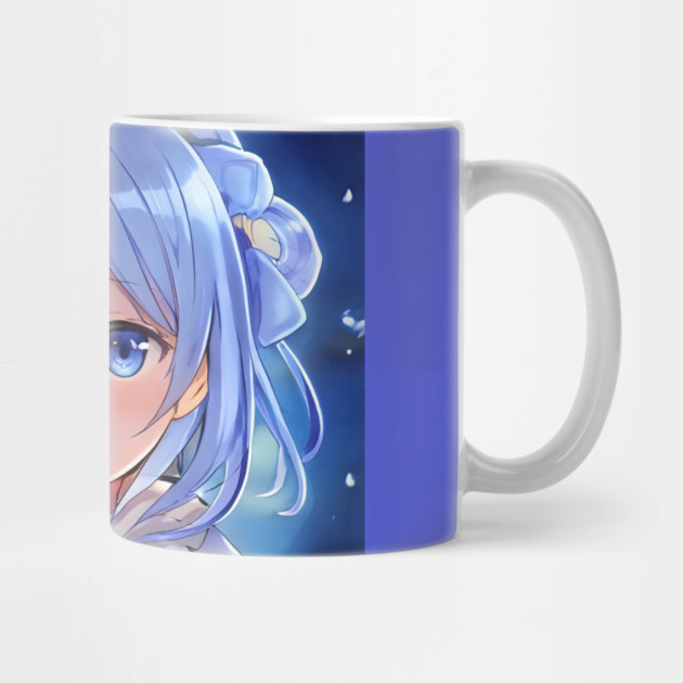 Blue eye  Anime Girl by animegirlnft