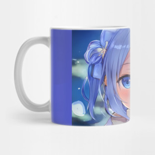 Blue eye  Anime Girl Mug
