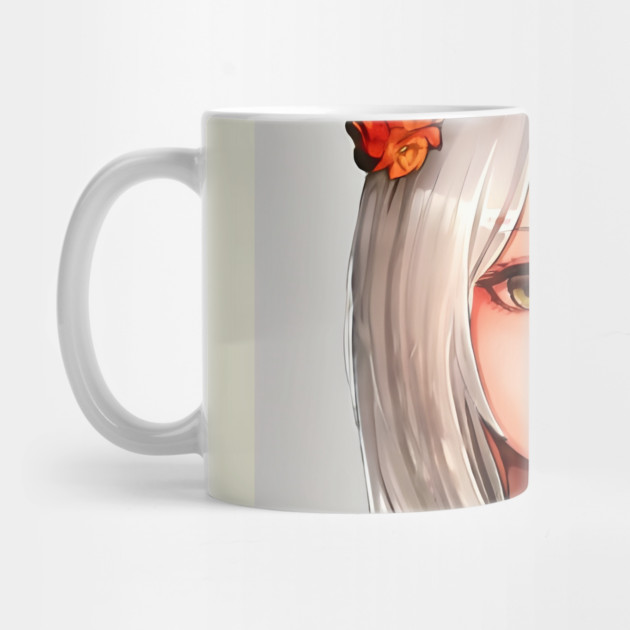 White Hair Anime Girl by animegirlnft