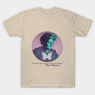 Mariposa (Maria Montessori) T-Shirt