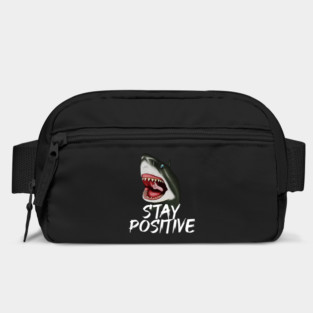 Shark, Stay Positive, Motivational Bag
