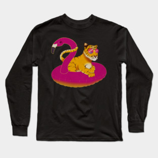 Tiger Flamingo, Flamingos Long Sleeve T-Shirt