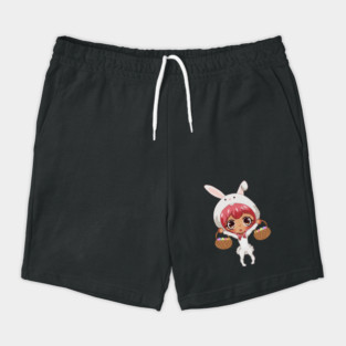 Funny Easter, Anime Rabbit Costume Shorts