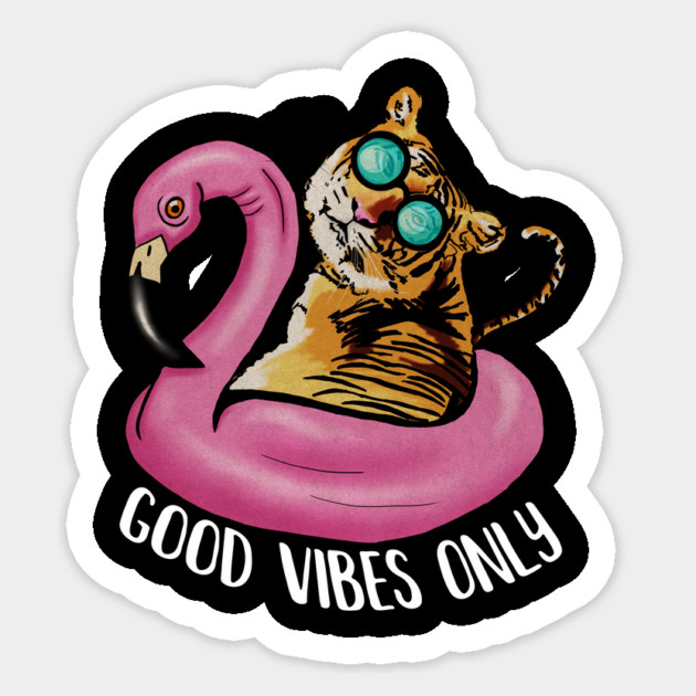 Tiger Flamingo, Flamingos Sticker by logiamerch