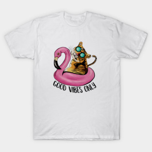 Tiger and Flamingo, Tropical T-Shirt