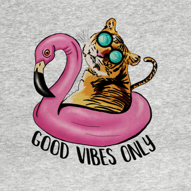 Tiger and Flamingo, Tropical by logiamerch