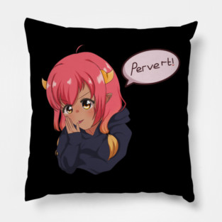 Funny Anime Girl, Saying Pillow