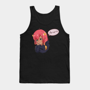 Funny Anime Girl, Saying Tank Top