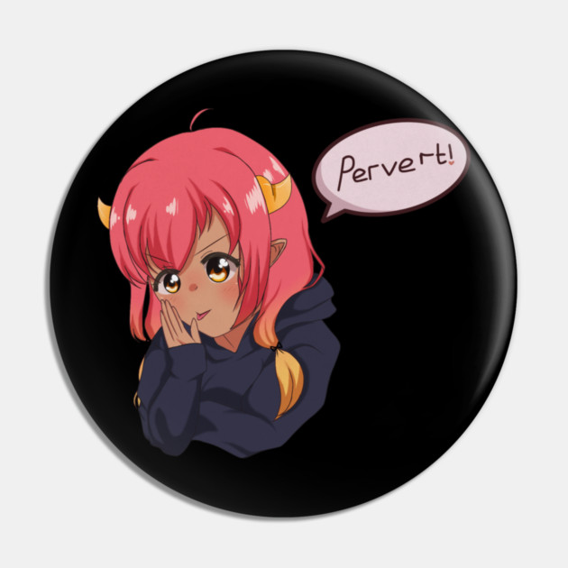 Funny Anime Girl, Saying Pin by logiamerch