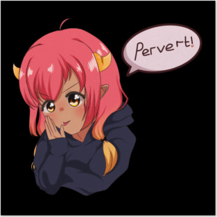 Funny Anime Girl, Saying Posters and Art