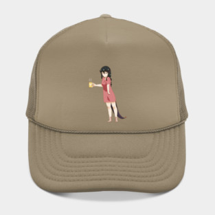 Funny Coffee Lover, Anime Girl Hat