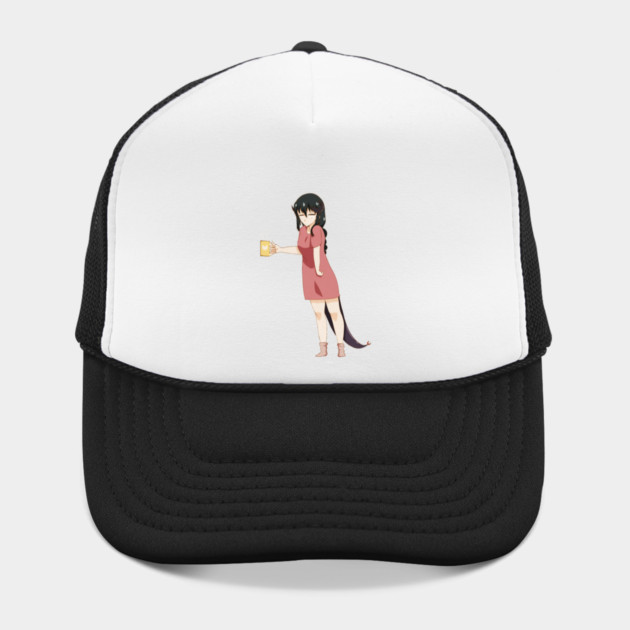 Funny Coffee Lover, Anime Girl by logiamerch