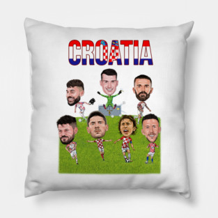 Croatian Football Pillow