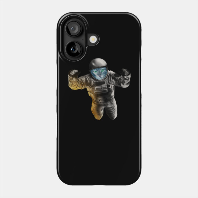 Funny Cat Astronout, Space Universe Phone Case by logiamerch