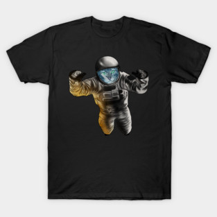 Funny Cat Astronout, Space Universe T-Shirt