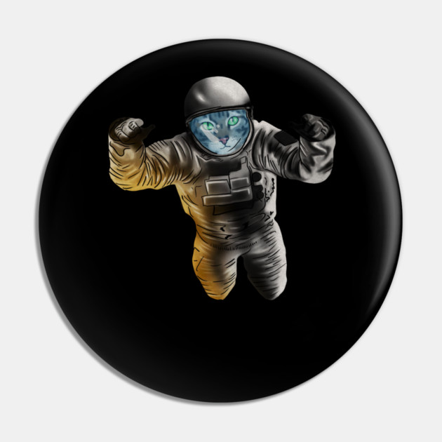Funny Cat Astronout, Space Universe Pin by logiamerch