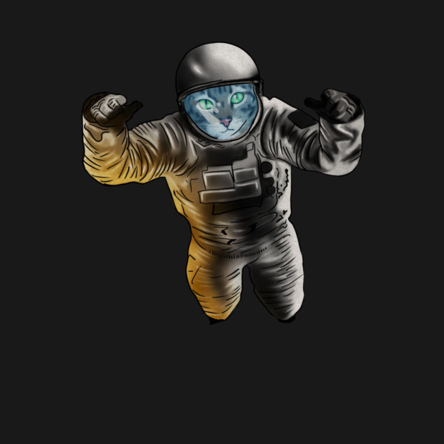 Funny Cat Astronout, Space Universe by logiamerch