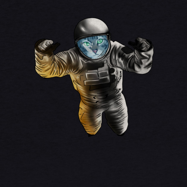 Funny Cat Astronout, Space Universe by logiamerch
