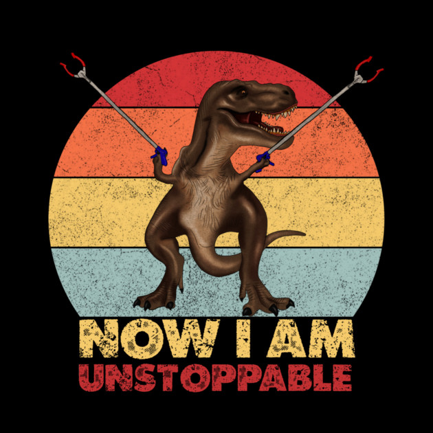 Funny T rex, with Pincers, Dinosaur, Unstoppable by logiamerch