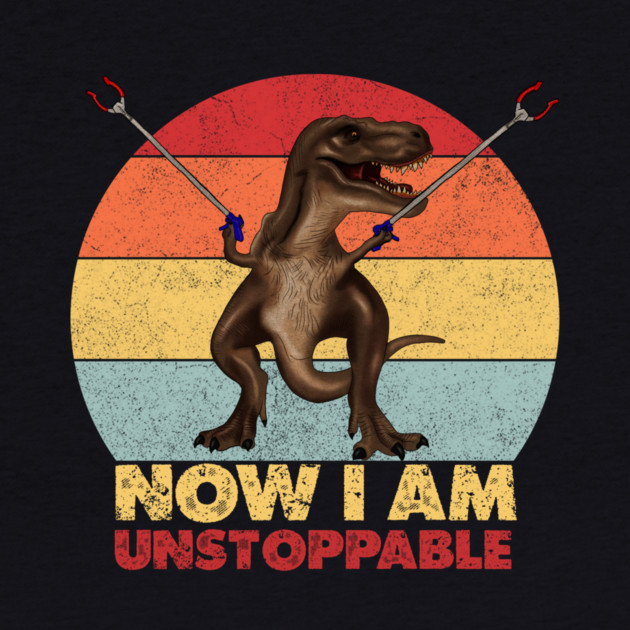 Funny T rex, with Pincers, Dinosaur, Unstoppable by logiamerch