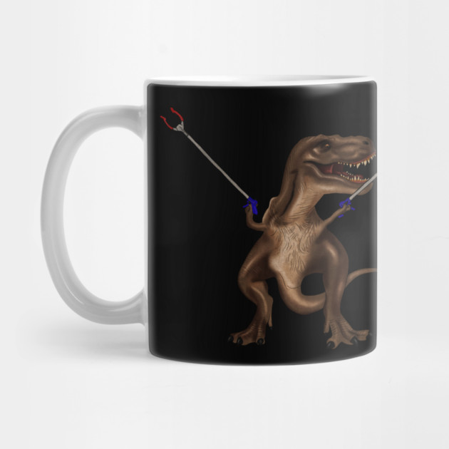 Funny T rex, with Pincers, Dinosaur by logiamerch