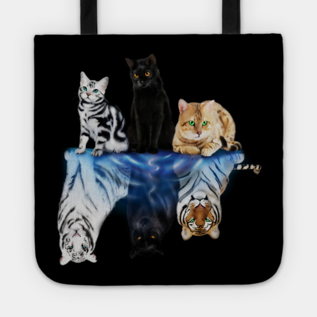 Cats and Big Cats Motivational Motivational Tote by logiamerch