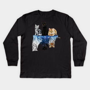 Cats and Big Cats Motivational Motivational Kids Long Sleeve T-Shirt
