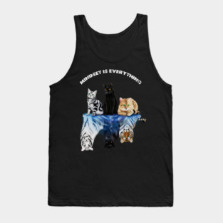 Cats and Big Cats, Motivational Mindset Tank Top