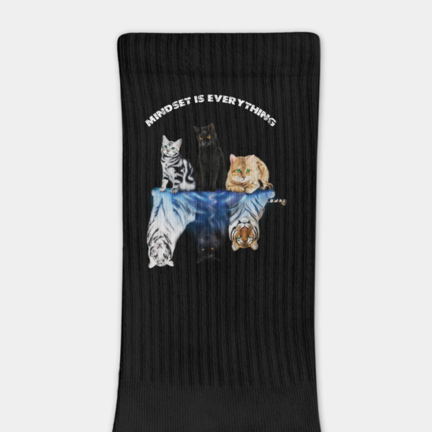 Cats and Big Cats, Motivational Mindset by logiamerch