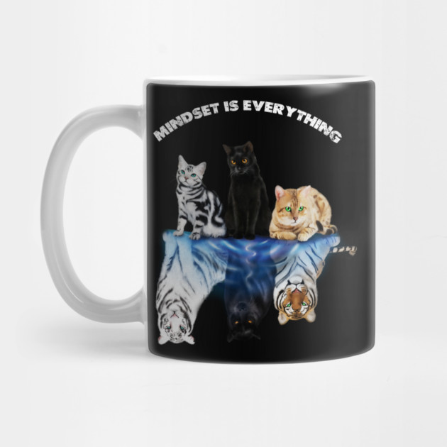 Cats and Big Cats, Motivational Mindset by logiamerch