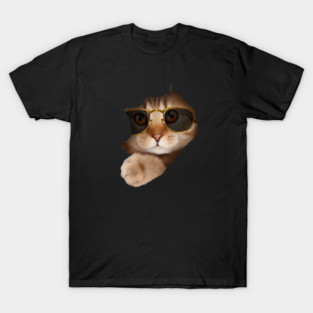 Funny Cat ripping through, Cat Lover T-Shirt