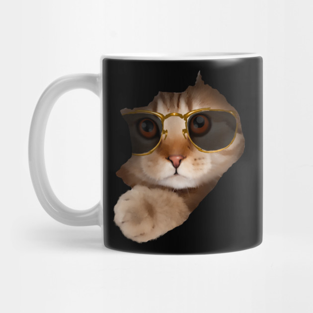 Funny Cat ripping through, Cat Lover by logiamerch