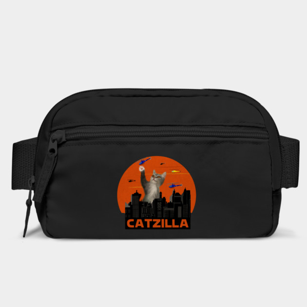 Funny Cat, Destroying, Catzilla by logiamerch