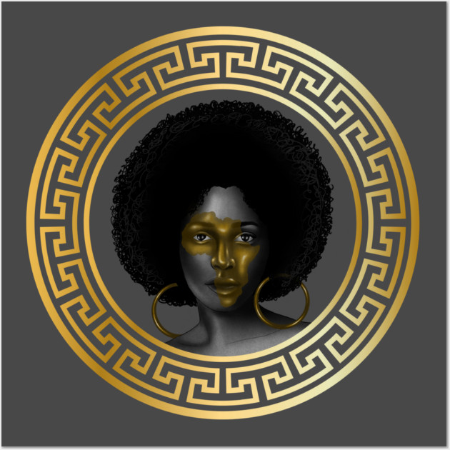 Afro Woman, Poud African Woman Wall Art by logiamerch