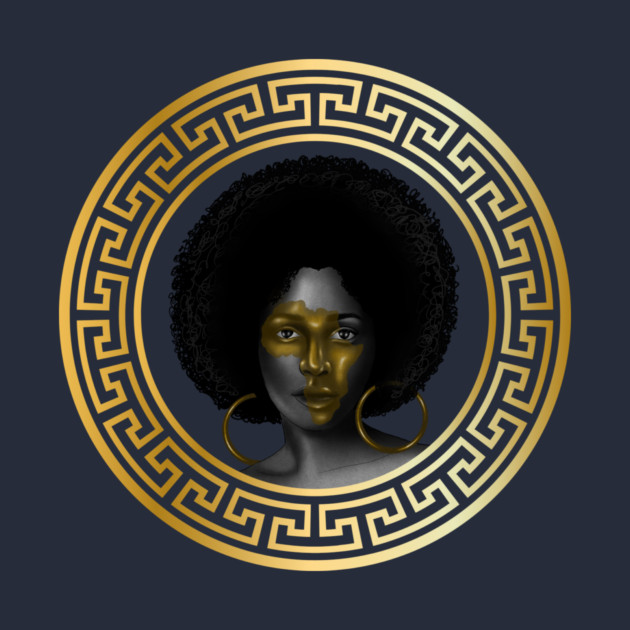 Afro Woman, Poud African Woman by logiamerch