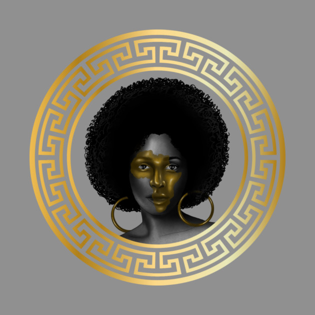 Afro Woman, Poud African Woman by logiamerch