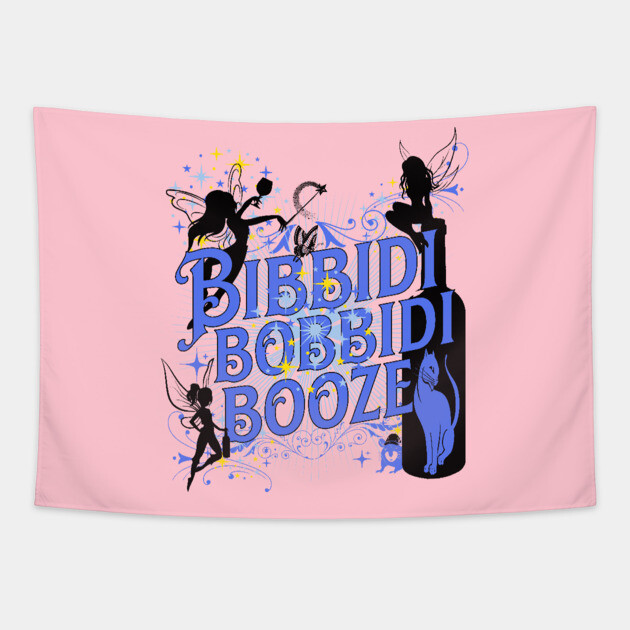 Cute Drinking Shirt for Cinderella and Fairy God Mother Fans Tapestry by Joaddo